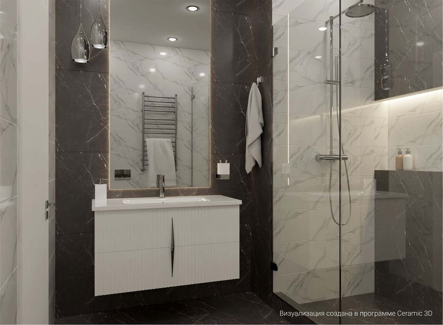 Мебель для ванных комнат CAPRIGO - новинка в каталоге Ceramic 3D 